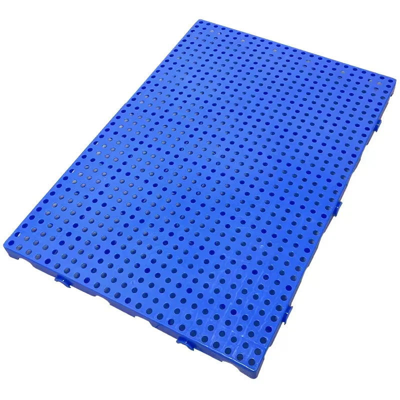 Heavy Duty 2 PCS Grid Plastic Pallets HDPE Stackable Pallet Rack