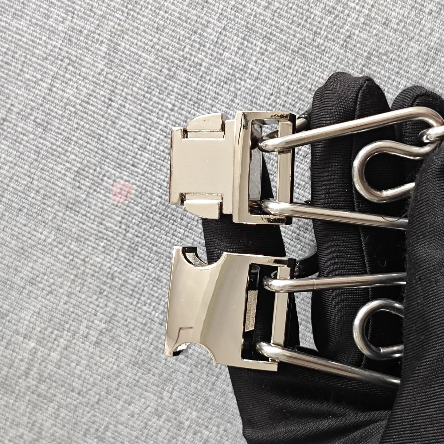 Pet Training Collars Stainless Steel Choke Chain Rose Gold Prong Collar, Pinch Dog Collar with Quick Release Buckle for Dogs