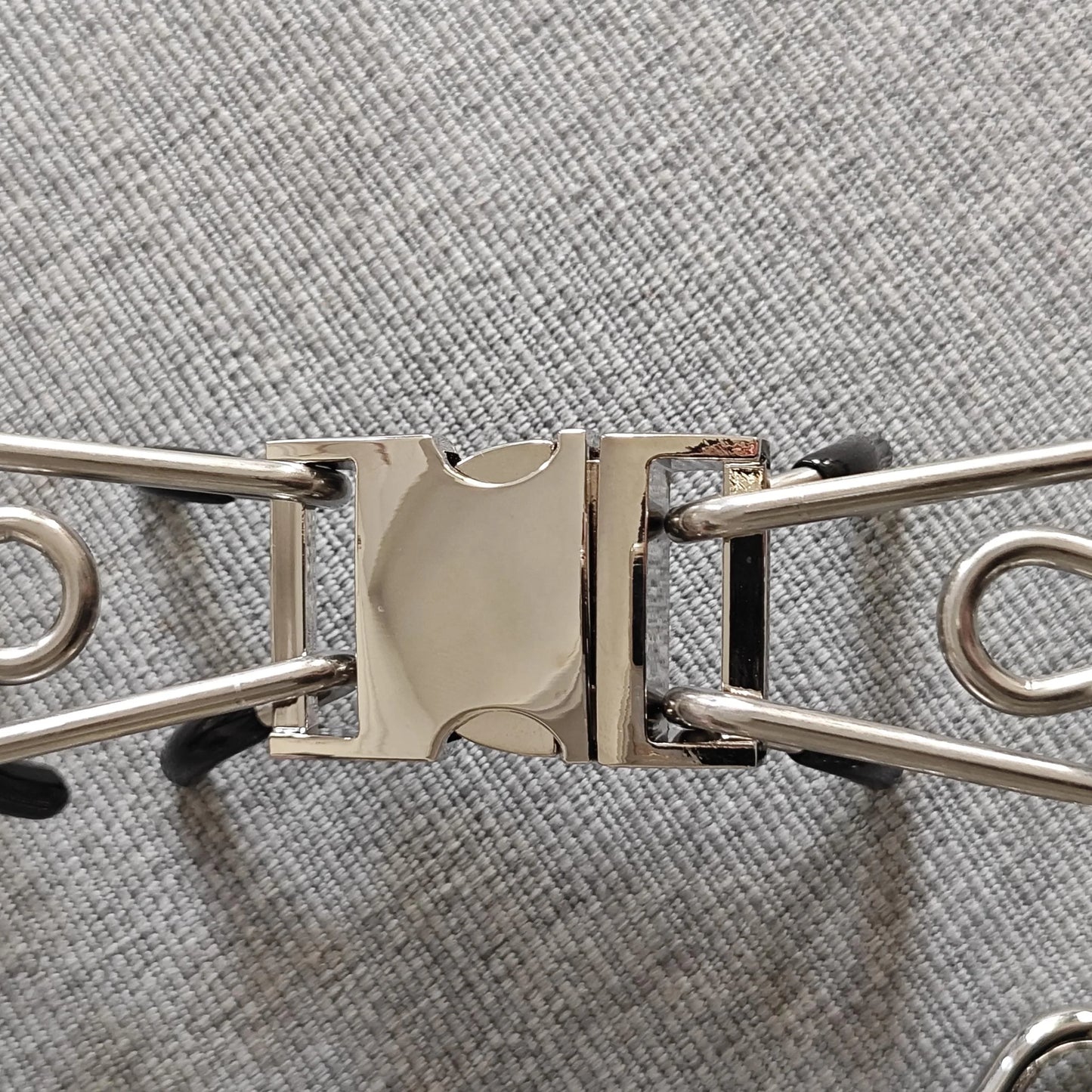 Pet Training Collars Stainless Steel Choke Chain Rose Gold Prong Collar, Pinch Dog Collar with Quick Release Buckle for Dogs