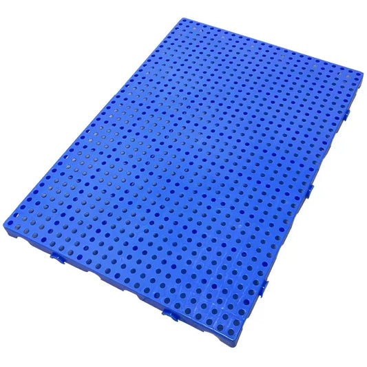 Heavy Duty 2 PCS Grid Plastic Pallets HDPE Stackable Pallet Rack